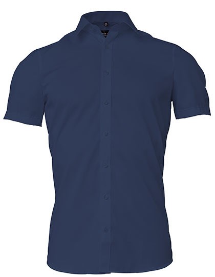 Marvelis - Men´s Shirt Body Fit Short Sleeve - Navy