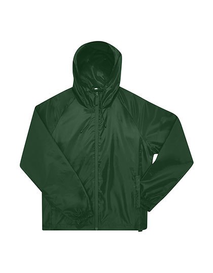 B&C BE INSPIRED - #Reset Windbreaker - Bottle Green